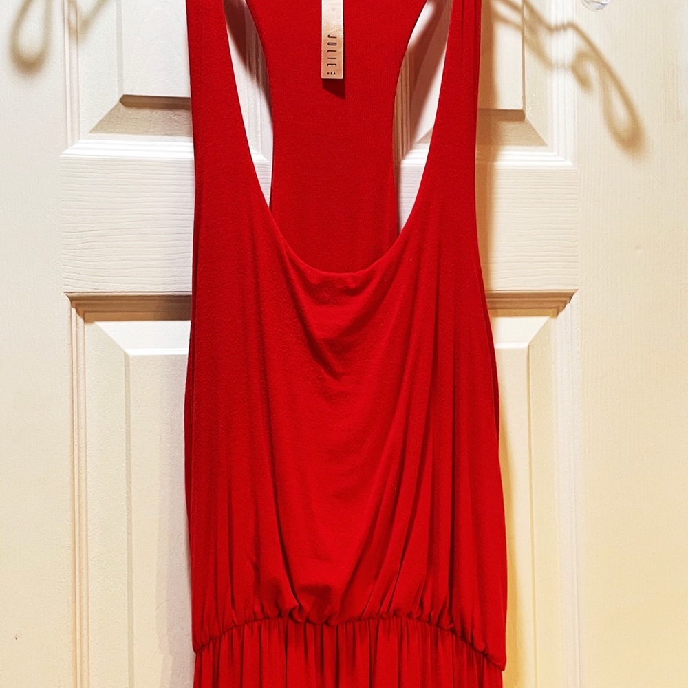 Jolie Maxi Dress, Red, Size L (EUC)